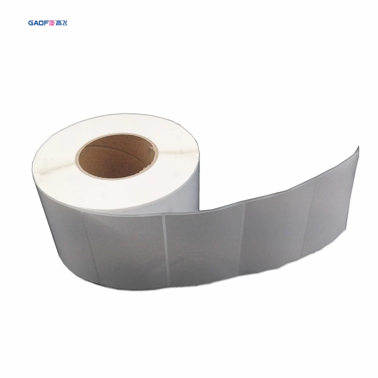 polypropylene synthetic paper label self adhesive barcode sticker labels thermal transfer synthetic vinyl labels
