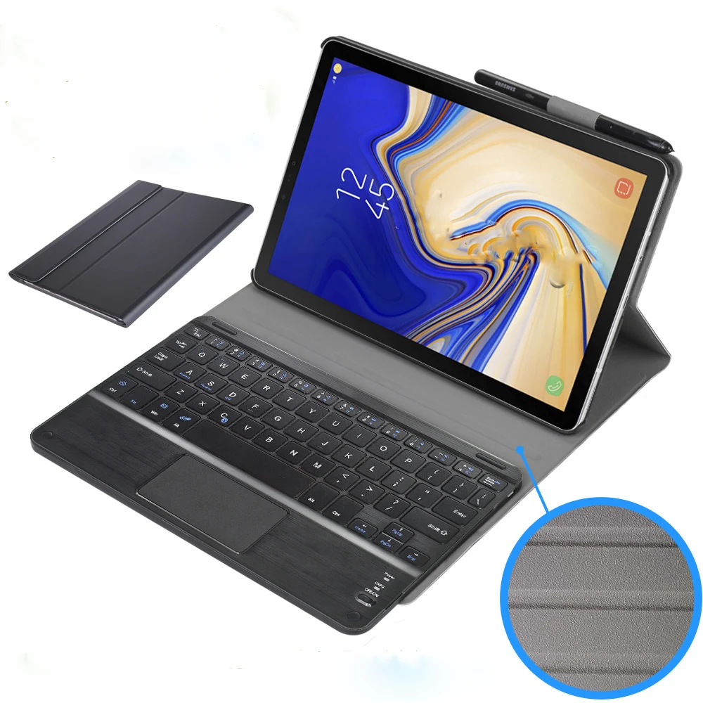 Touch Keyboard Case For Lenovo M10 2nd X306 10.1 M10 Plus X606 10.3 P11 Pro J606 J706 Tablet Touchable Flip PU Leather Cove
