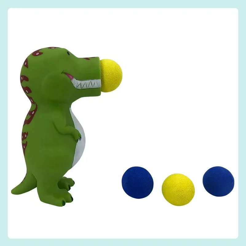 Cute Penguins Soft Rubber Popper Toy Fidget Sensorial Stress Relief Toys with 3pcs Foam Balls Shooting Squeeze Stress Relief Toy