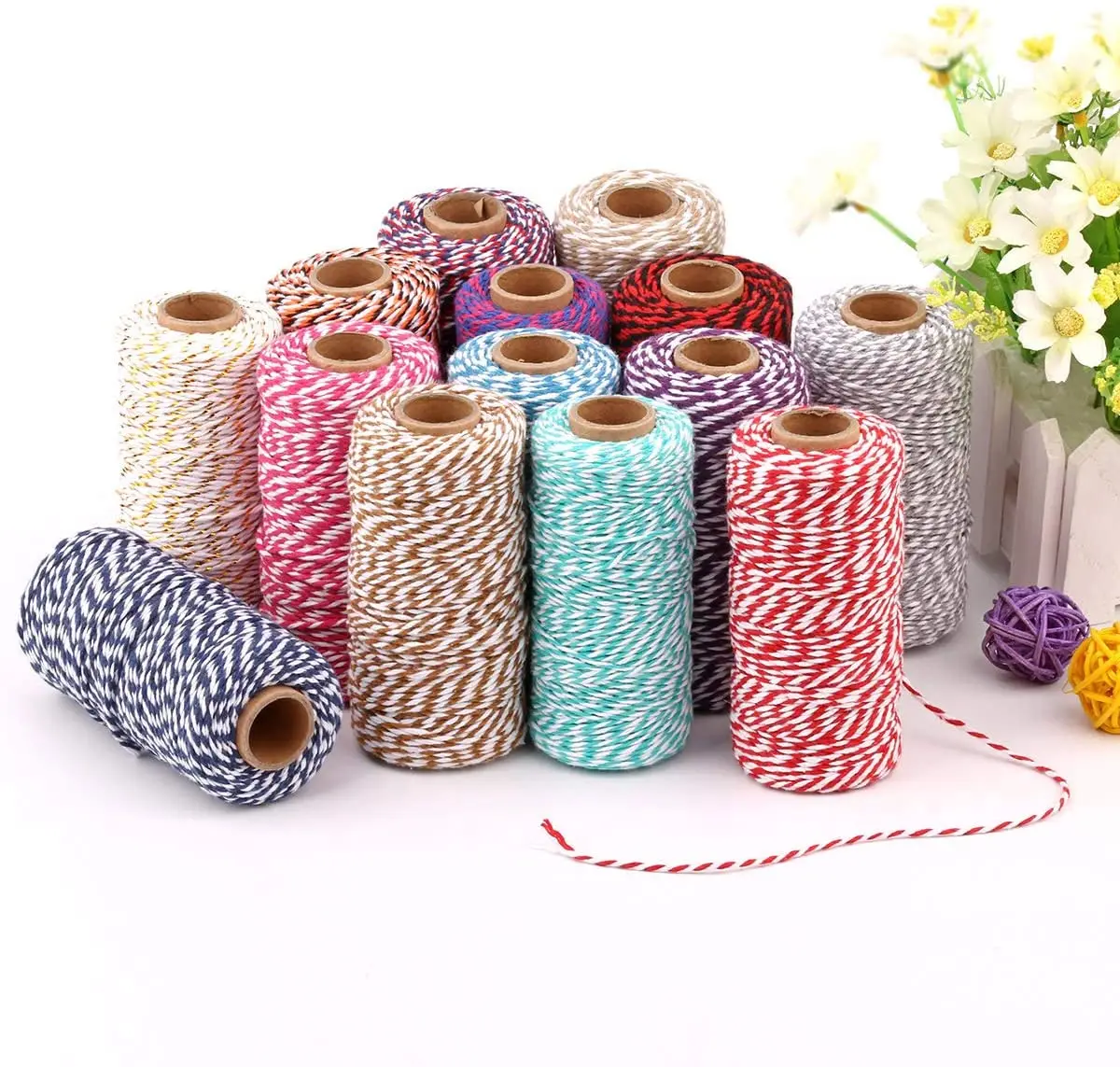 2mm Twine String Bakers Twine Packing Cord for Gift Wrapping