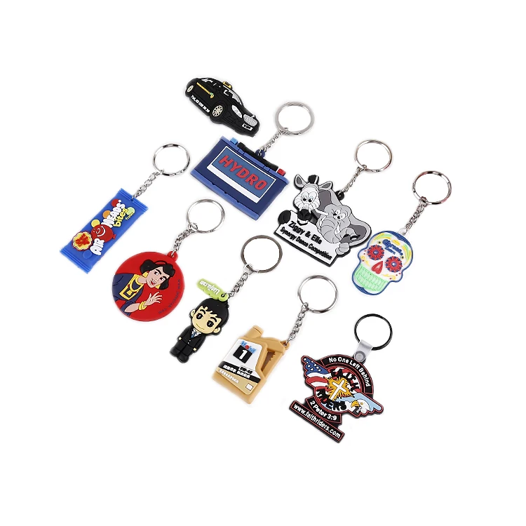 
Custom pvc magnet sunflower soft silicon rubber keychain silicone keyring for Promotion Gift 
