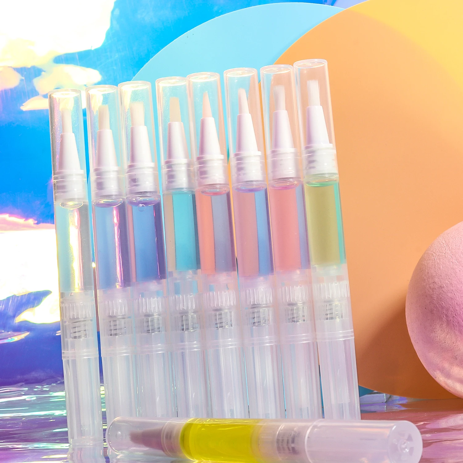 Wholesale high quality nail care tools rose flavor nature cuticle revitalizer oil pen 3ml nail art cuticle oil pen