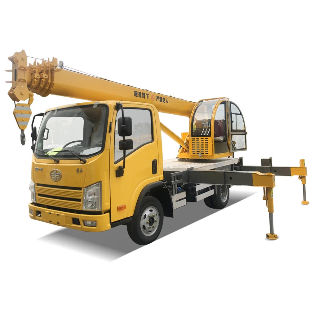 5 Ton 8 Ton 10 Ton lorry mounted truck crane pickup truck lift mini crane trailer mounted pickup-truck-crane