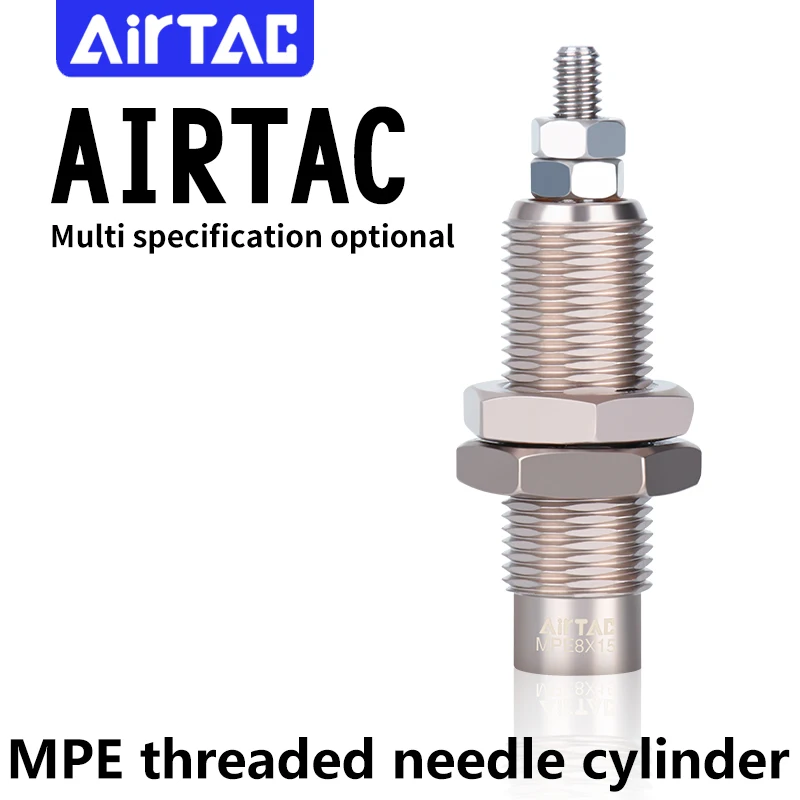 AIRTAC cylinder MPE6/8/10/12/16*5X10X15 Threaded needle cylinder Thread Body Needle Cartridge Pin Cylinders