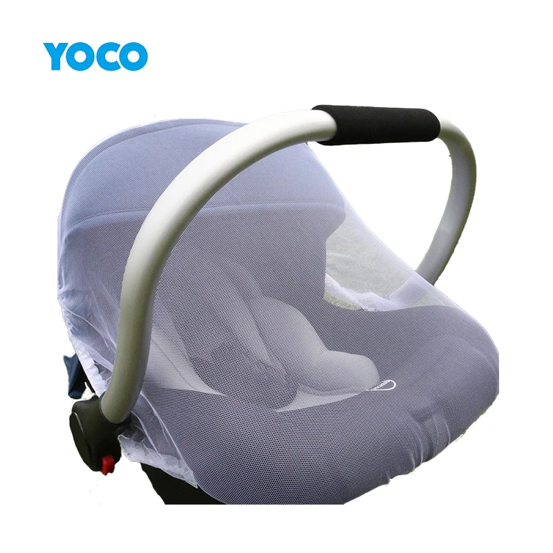 High quality universal fit elastic edge anti insect net infant seat mosquito net for outside
