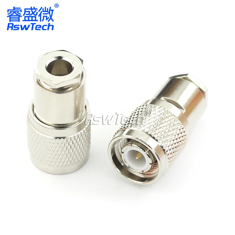 TNC-J-3 male RF coaxial all copper Ethernet heat shrink butt rj45 ecu connector cat6