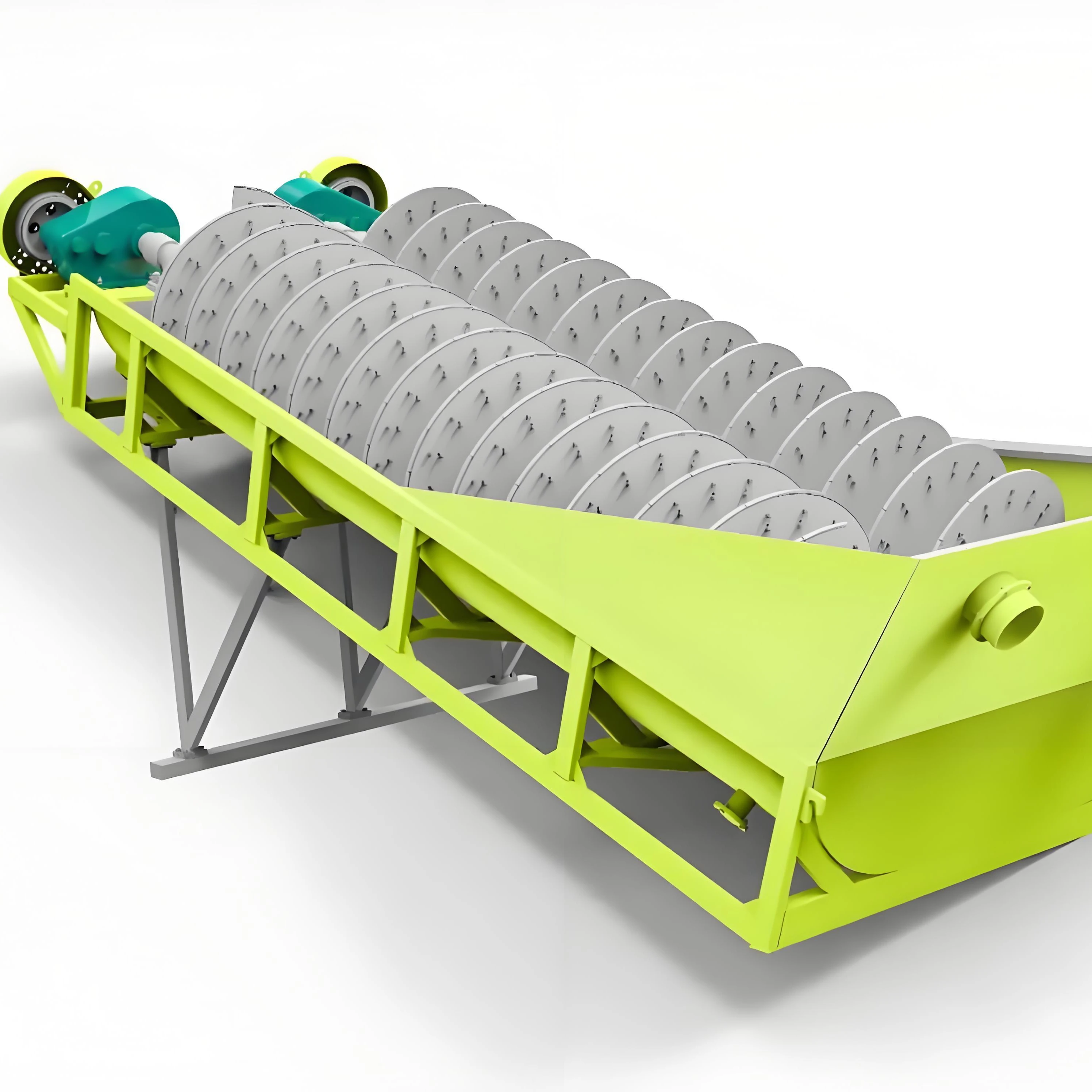 Small Energy Consumption High Efficiency And Favorable Price Sand Gravel Cleaning And Debris Removal Spiral Sand Washing Machine