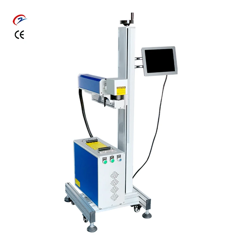 Factory Direct Price Fiber Flying Laser Marking Engraving Machine