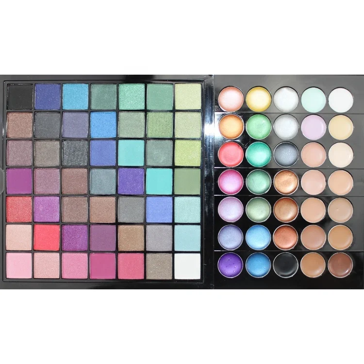 177 Full Color Personal Makeup Set Artist Eyeshadow Palette Fashion Women Cosmetic Case Full Pro Palette Concealer Blusher