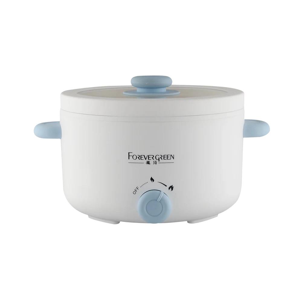 Electric Hot Pot Electric Cooker with Nonstick Coating Portable Multi-Function Travel Cooker for Shabu-Shabu, Soup, Pasta, Ramen