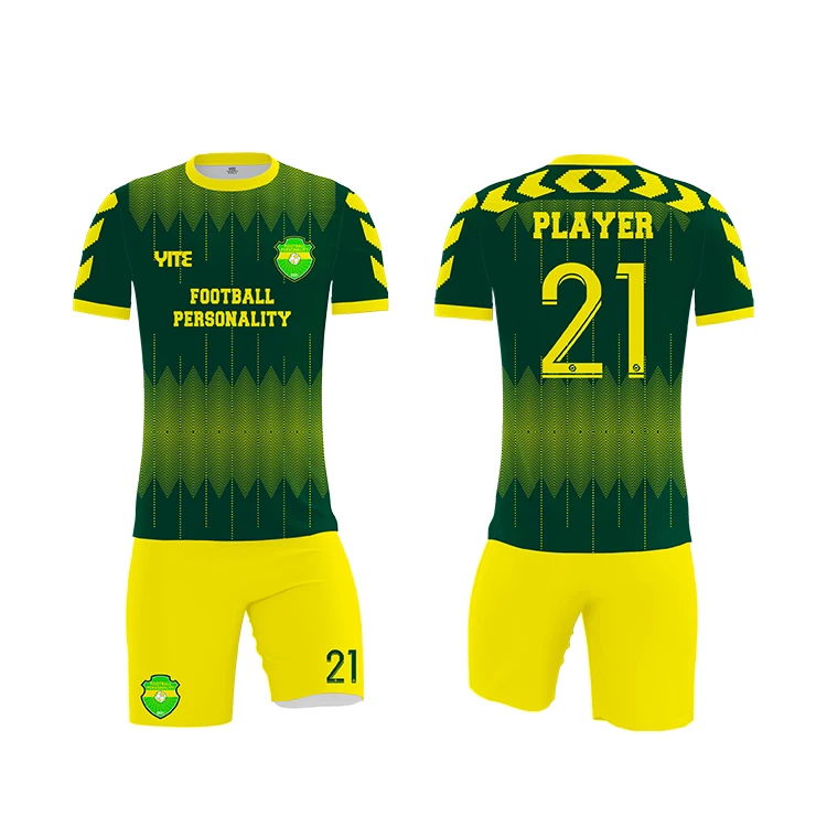 Custom latest design sports new model club sublimated Soccer Team Wear Soccer Uniform blue football jersey