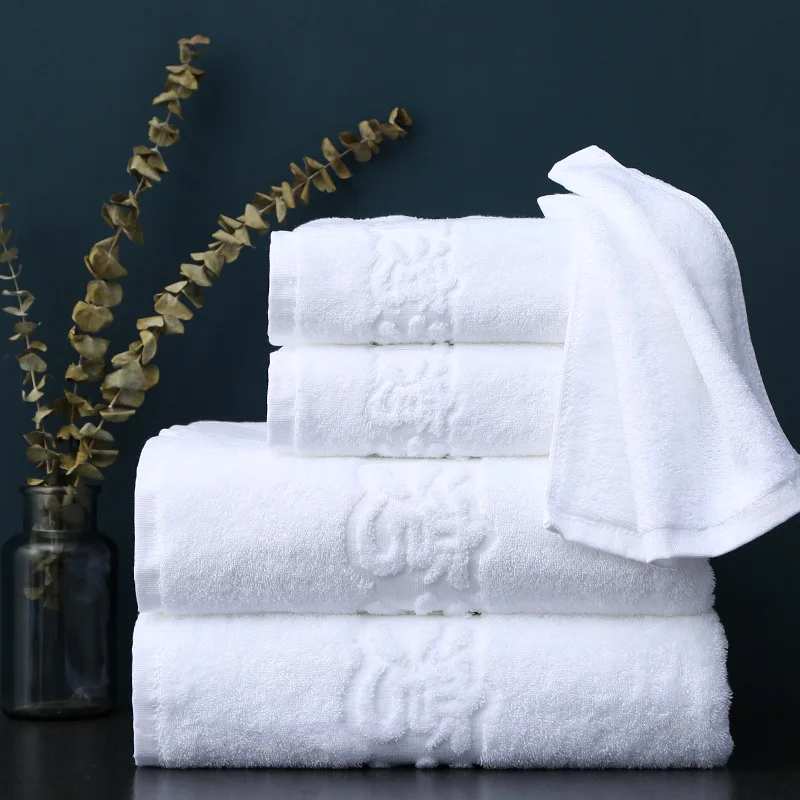 5 star luxury hotel hand towel set 100% cotton 16S 40*80 bath towel