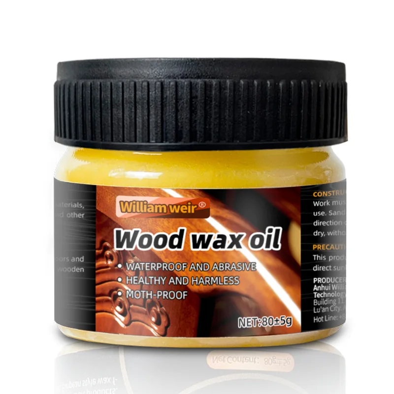 Natural Beeswax Furniture Care Waterproof Polishing Wax for Brightening & Wear Resistance Wood Floor Care