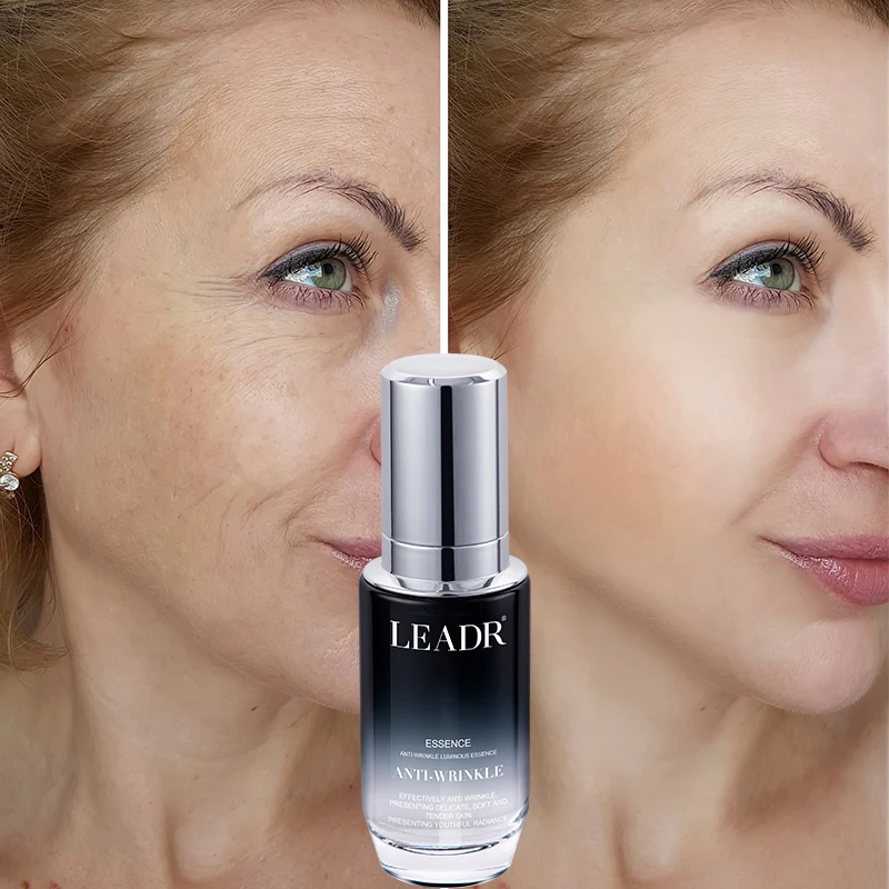 Private Label Women Skin Pore Shrinking Glow Brightening Vitamin V AHA Anti Aging Skin Care Serum