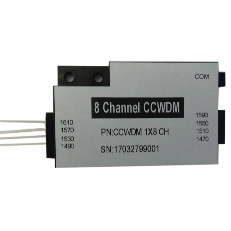 Волокно оптическое 8 канальный компактный CWDM Mux Demux модуль 1470-1610nm с SC/FC/LC/ST Разъем