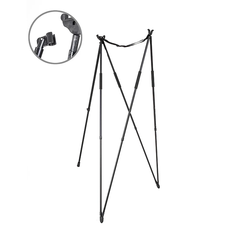 5 ноги Охота Стрельба stick сборки Экстра одной ноге (5th алюминиевые ноги) Регулируемая по высоте от 95 см до 175 см