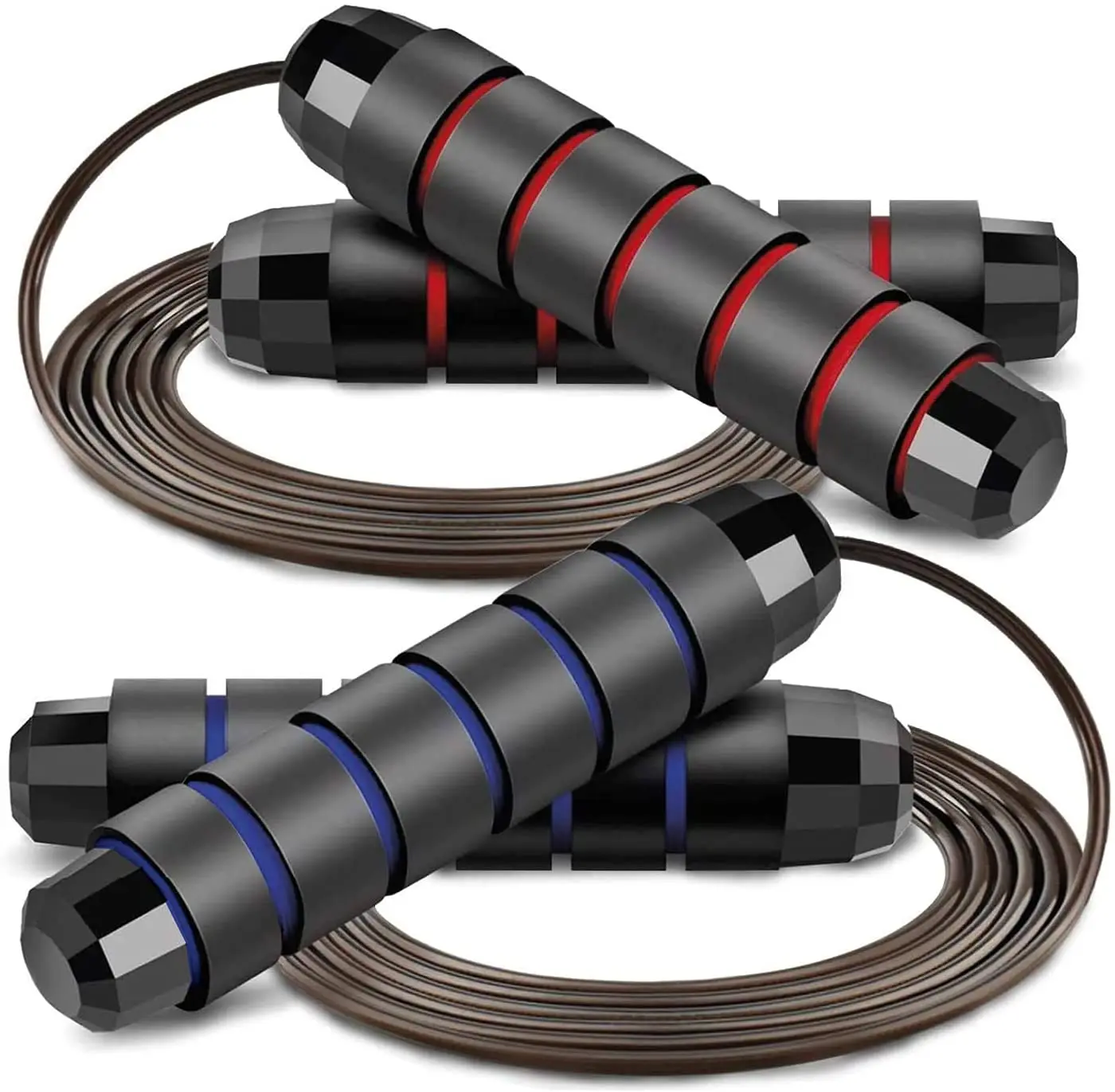 YIWU Speed Jump PVC Handles Heavy Long Handle Weighted Weight Skipping Rope