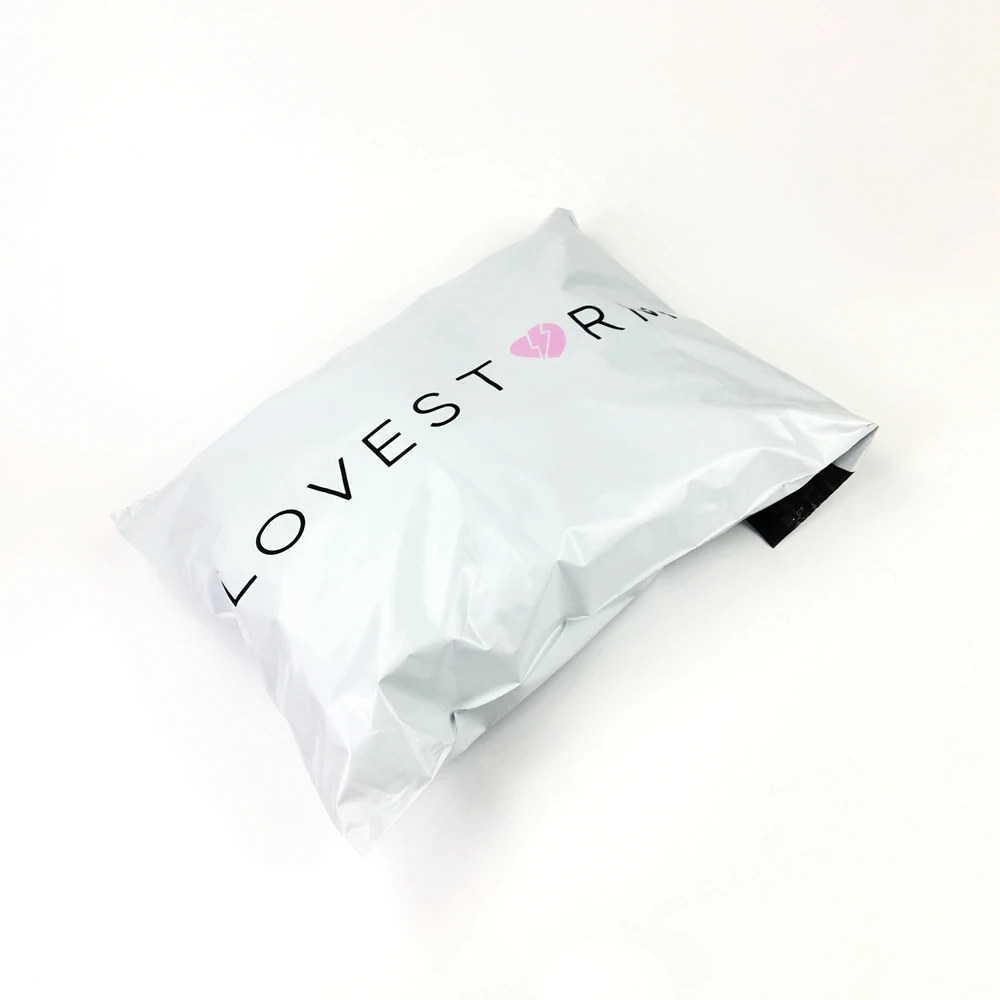 Индивидуальный Пластиковый Пакет 11*17/28 см * 42 цветной почтовый пакет с принтом логотипа для доставки одежды