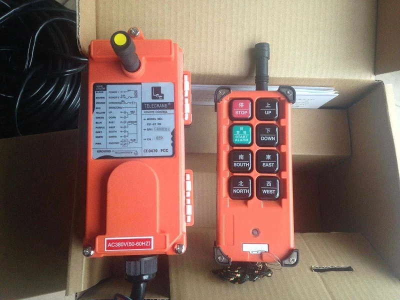 Electric Hoist Wireless Remote Overhead Crane Control