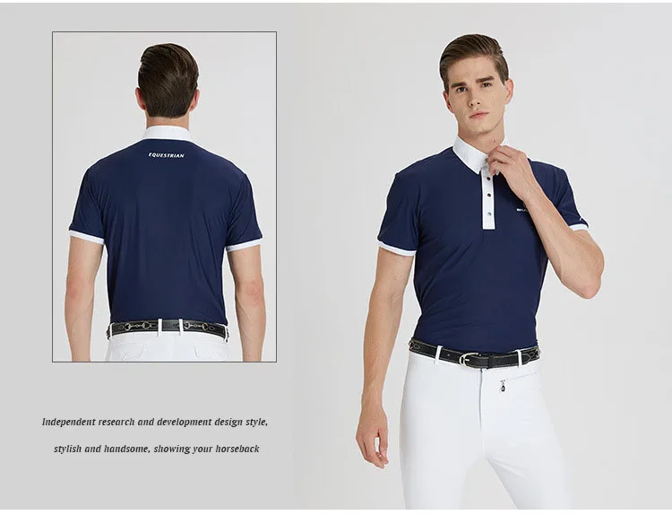 custom equestrian clothing polo shirts t-shirts for