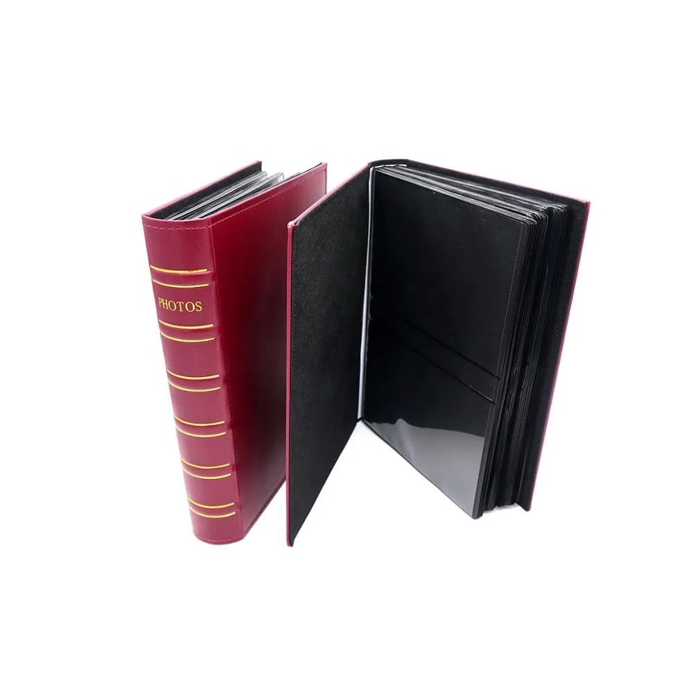 Лидер продаж, экологически чистый высококачественный индивидуальный прозрачный пластиковый ПВХ-альбом в твердой обложке