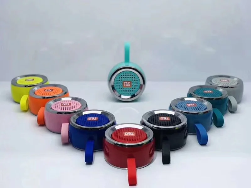 Colorful Outdoor Portable BT 5.0 mini Speaker stereo sound box Support FM TF Card USB AUX hands free TG146 wireless speaker