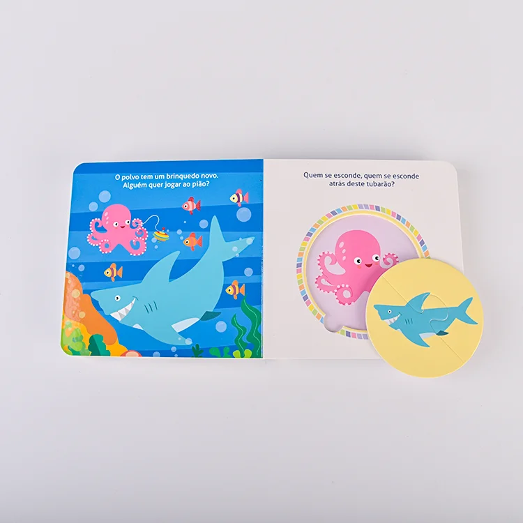 Hot selling amazon learn book libri di puzzle per bambini Color printing puzzle books for kids