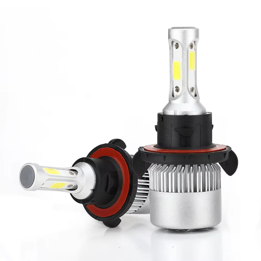 S2 High-Powerful 40W CSP LED Headlight Bulbs 8000LM Car H11 H13 COB H4 6000k White Red High 12V 6500k Conversion   Ford