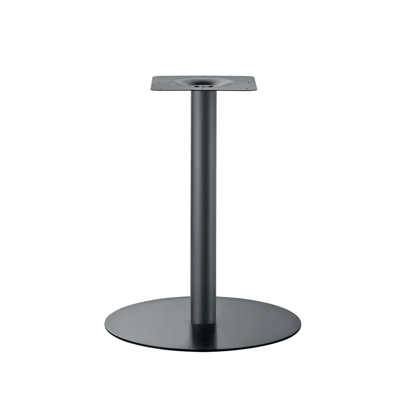 Metal Iron Table Round Leg For Wholesale Black Round Dinning Table Base