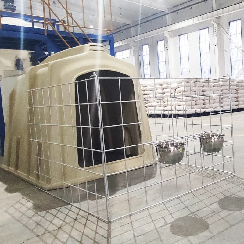 Farm Equipment Winter Livestock Calf Housing without fence Plastic Hutch