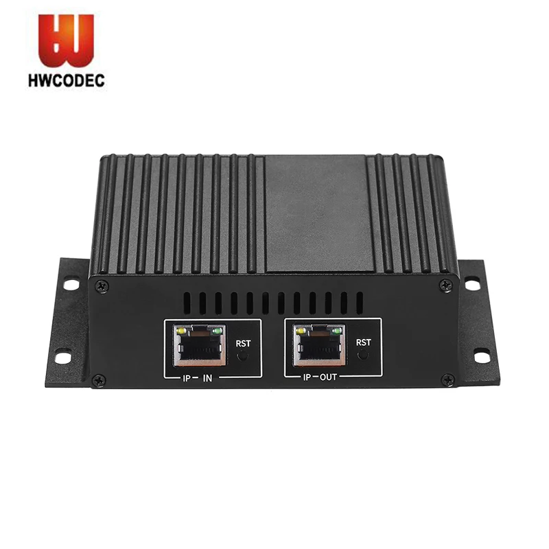 T1 H.265 H.264 4K 30FPS Streaming Media Transcoder IPTV IP to IP Transcoder With SRT HLS RTMP RTSP HTTP UDP Unicast/Multicast