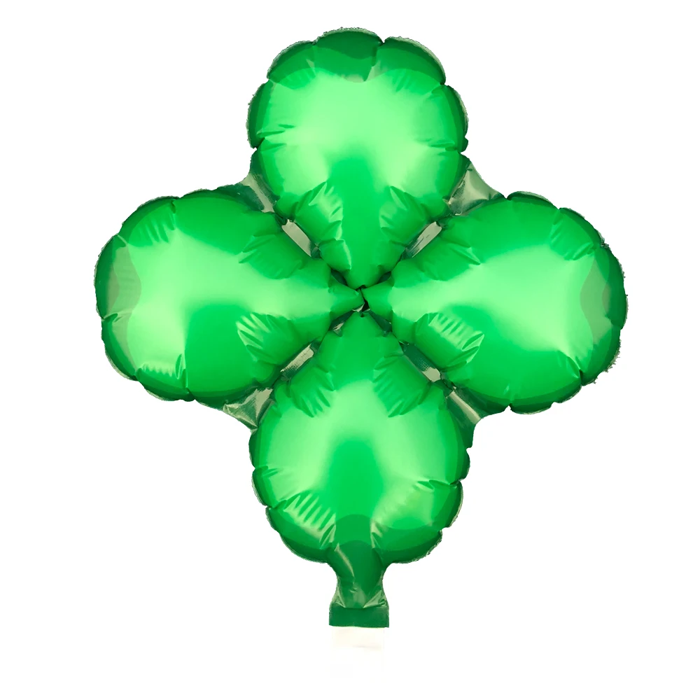 Japanese mylar leaf self-seal balloon small green manufacturer