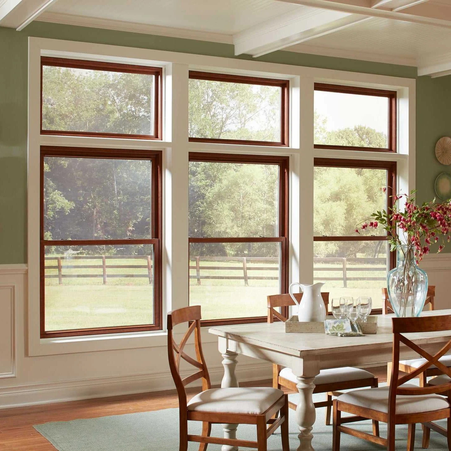China manufacture hot selling double glass aluminum windows sliding single/double hung window