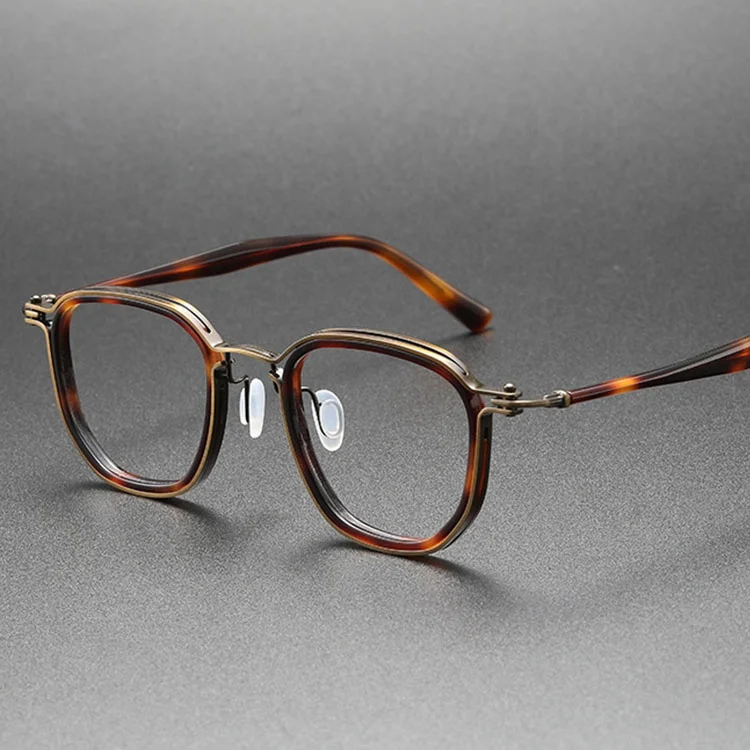 Titanium Acetate Optical Mens Glasses Stook Spectacles Reading Eye Glasses New Model Eyewear Frame Glasses R Eyeglasses