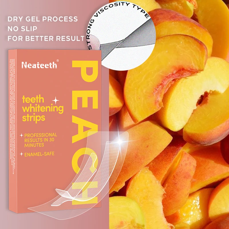 Wholesale Teeth Whitening Strips Custom Logo PAP Tooth Whitening Strong Viscosity Whitening Teeth Strips Private Label
