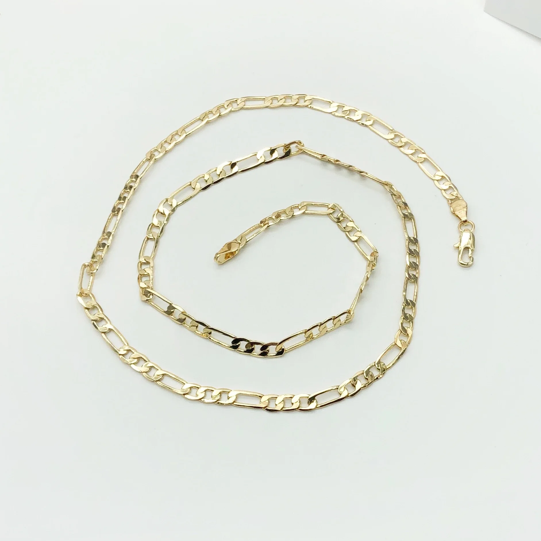 
Elfic 18K Gold Plating 24inches Hip hop Chain Necklace gold chains chains 