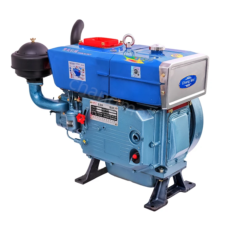 Factory Price Electric Start Machinery Engine 20Hp Single Cylinder Diesel Engine 19Hp Diesel Engine