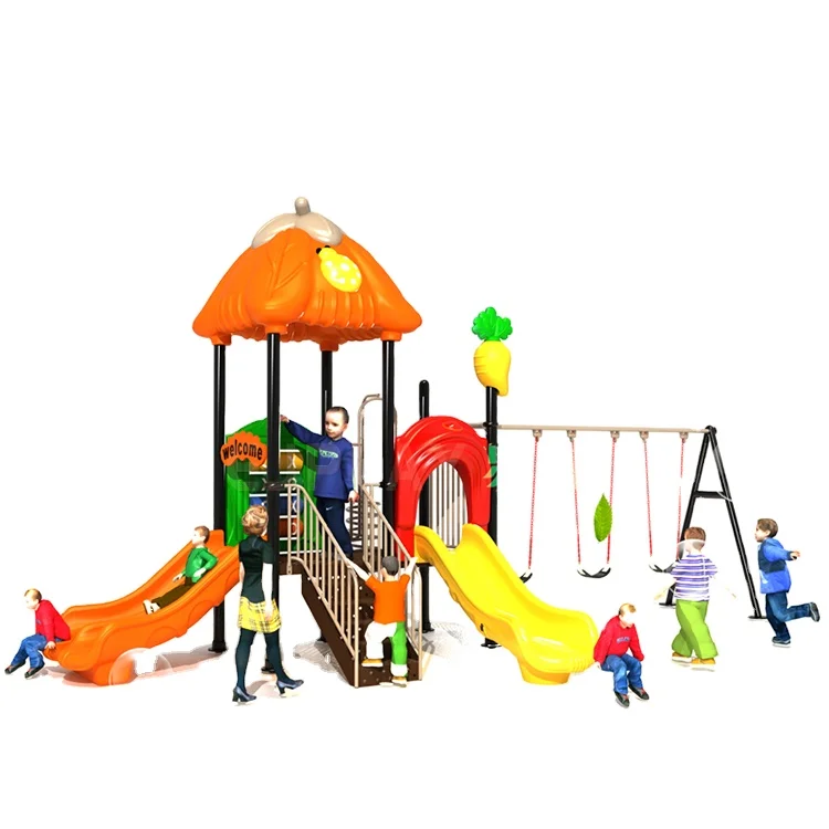 China Supplier Children Large Outdoor Playground Equipment Slide