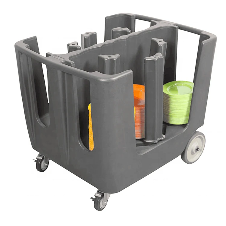 NSF listing Versa Dish Caddies, Adjustable Tray & Dish Cart