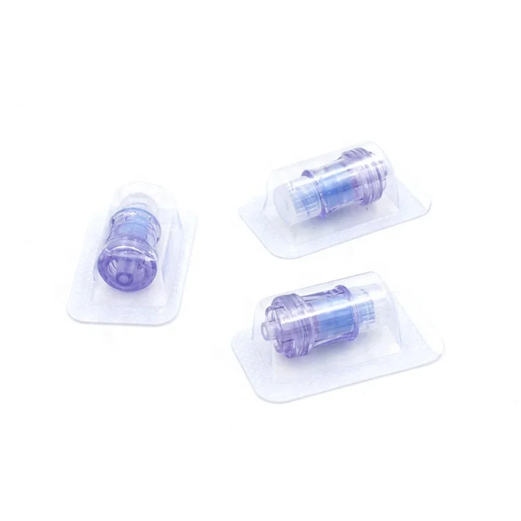 Medical Oem Disposable Iv Infusion Access Needle Free Connector With Luer Lock