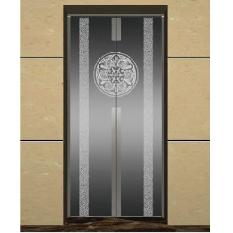 6 person building glass panoramic passenger elevator