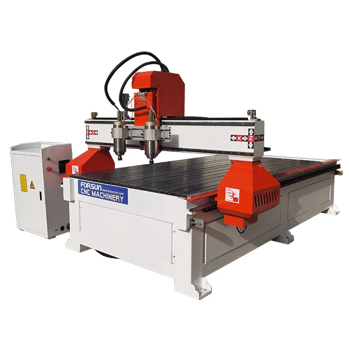 High precision model 1618 multi head 6 spindle CNC router relief engraving machine for cabinet door