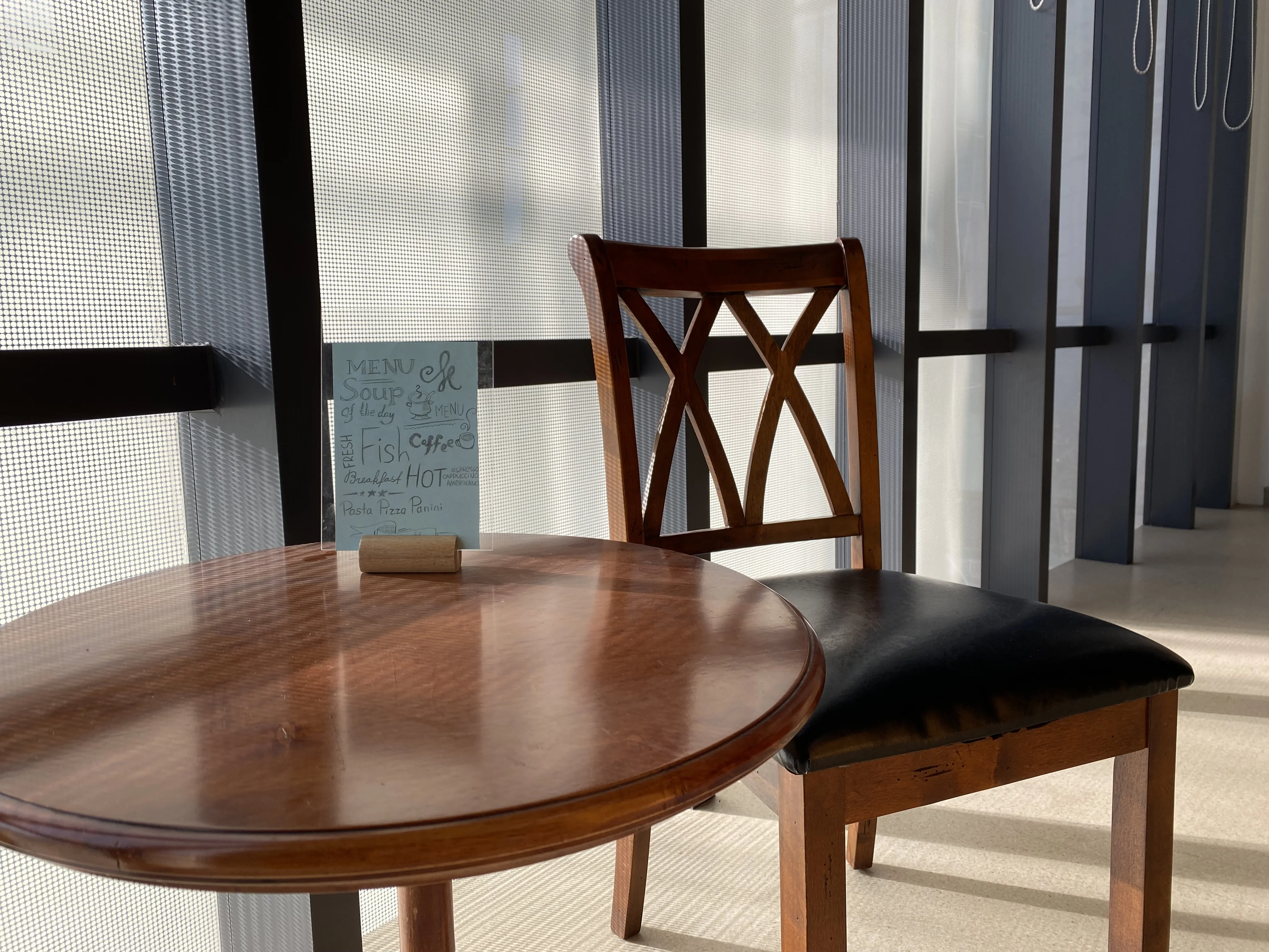 Handcrafted Round Shape Wood Business Card Displays and Holders