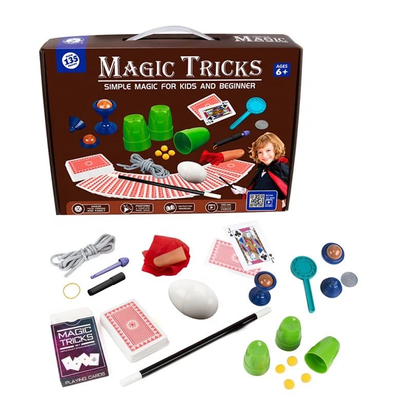 Easy to play magic set science toy magic trick props toy magic kit for kids