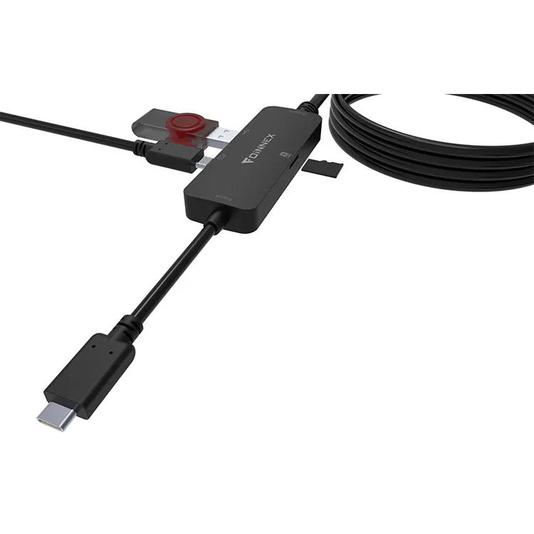 Wholesale 3 in 1 Adapter  60W PD  USB C to HDMI Adapter with USB Port  Micro SD Card Reader
