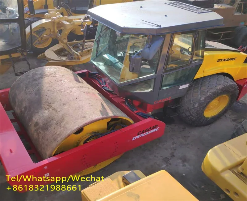 used Dynapac Road Roller CA602D with superior working condition/Original CA25D CA30D Dynapac Brand