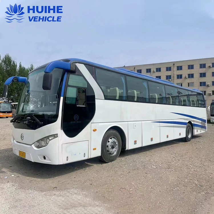 Golder Dragon 50-Seater Tourist Passenger Bus Used Condition Diesel Fuel Automatic Transmission LHD Steering