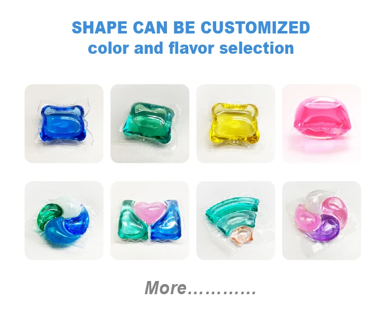 laundry detergent pods capsules beads laundry pods detergent pod packing beads 20g soluble film container detergent en polvo