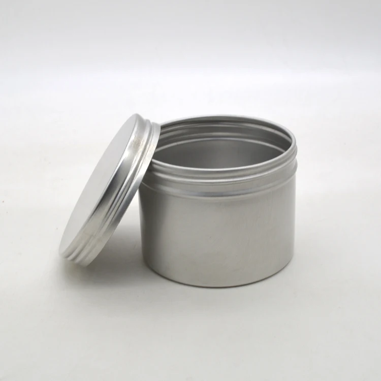 30ml 50ml 100ml 120ml 150ml Aluminum Tins Cosmetic Container Empty Cream Jar Aluminum Jars
