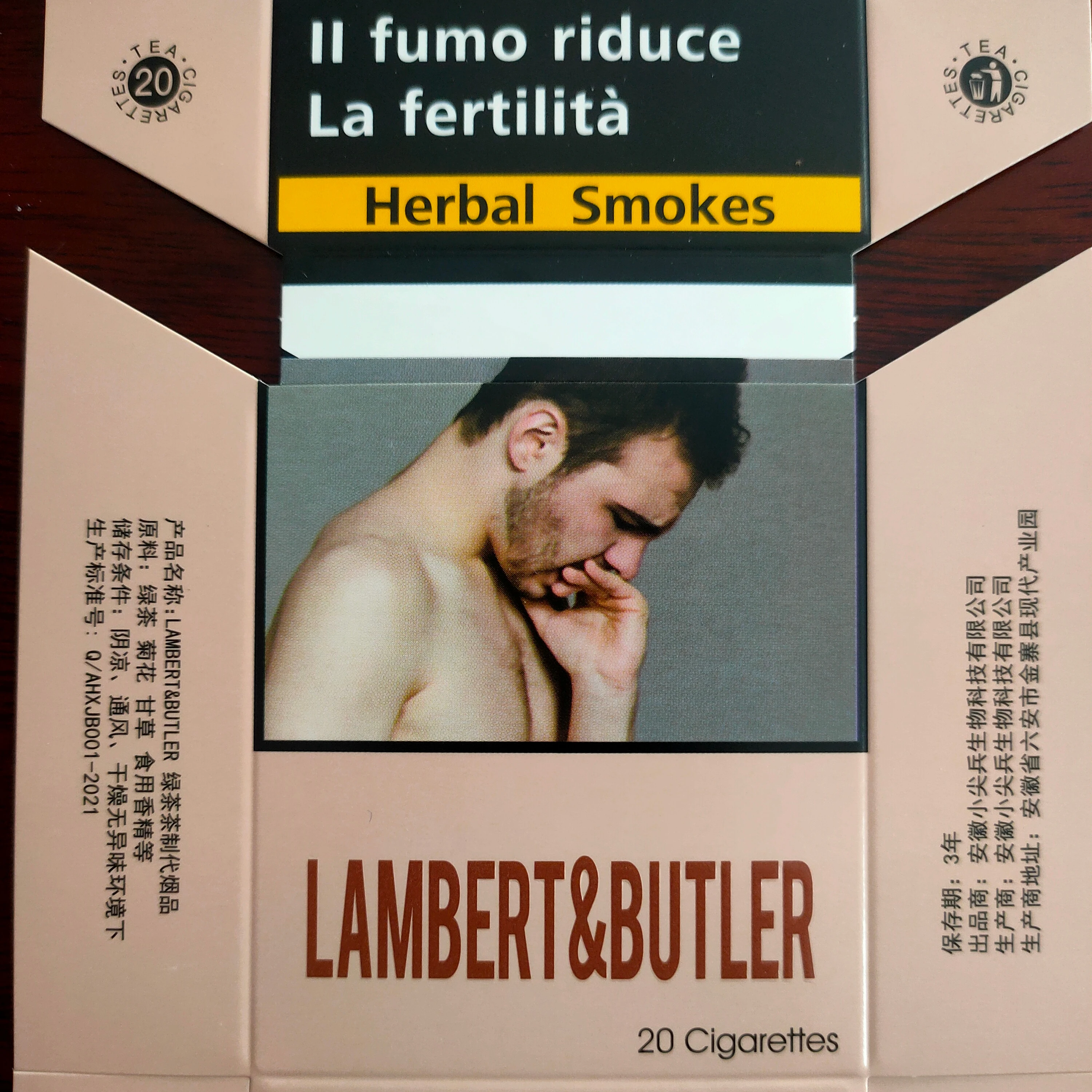 Custom Cardboard Plain Tobacco Packaging New 7.8mm Cig Packets With Colorful Printing